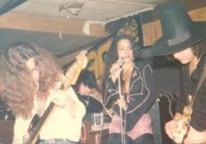 John Angelina, Shoshana Feinstein, Ritchie Blackmore at Gladiator Club, Providence, RI, USA, Dec 1974