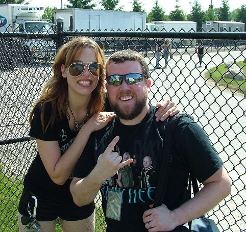 Lzzy Hale with Steve Patrick