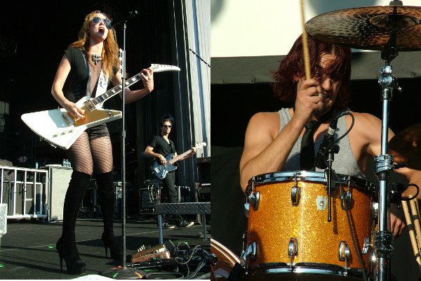 Lzzy and Arejay Hale of Halestorm