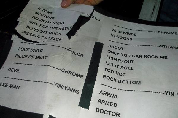 Michael Schenker live 2014 set list