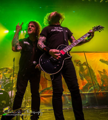 Steve Zetro Sousa with Gary Holt